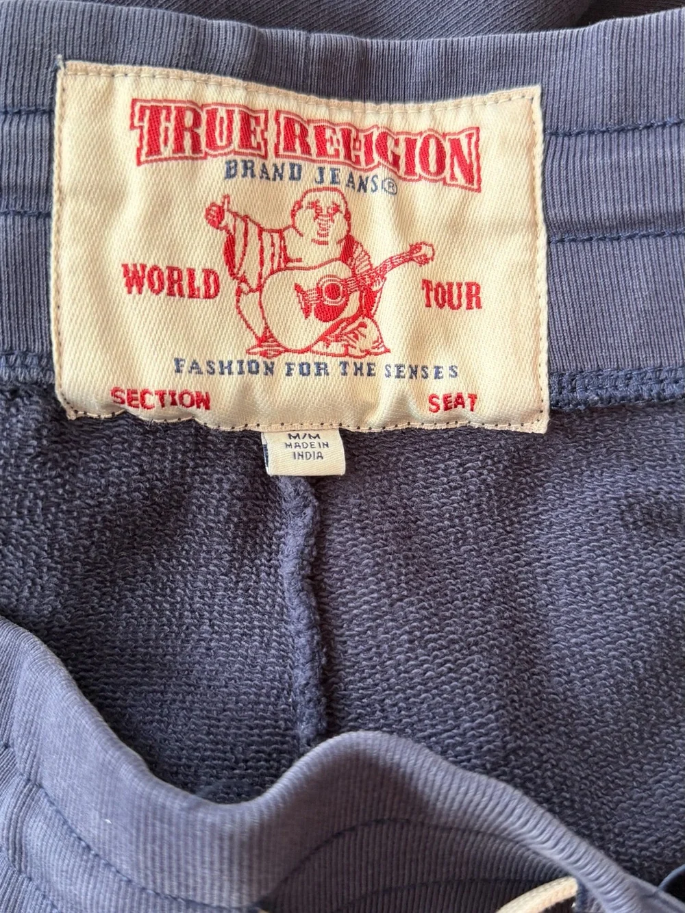 True Religion Men’s Navy Blue Tracksuit Hoodie & Jogger Pants Set